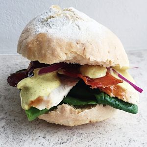 Sandwich med karrydressing