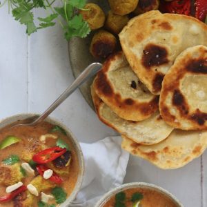 Indisk suppe med pandebrød