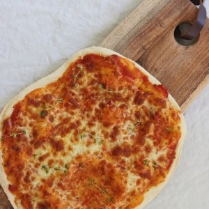 Italiensk pizza margherita