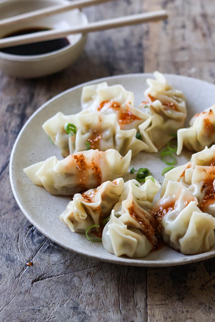 Rearest Dumpling Dumplings I Opskrift på hjemmelavet, asiatisk specialitet