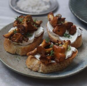 Bruchetta med svampe