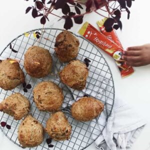 Madpakkeboller med castus frugtstænger