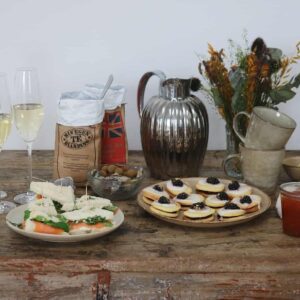 Brombærsnitter med brombærmarmelade