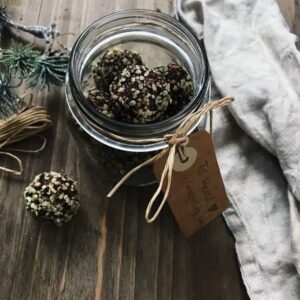 Havregrynskugler værtindegave