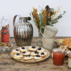 Snitter med brombær