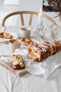 Kanelbrød med glasur