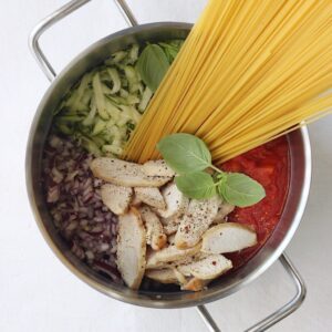 One pot pasta med kylling