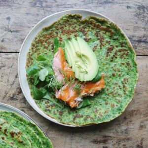 Grønkåls pandekage