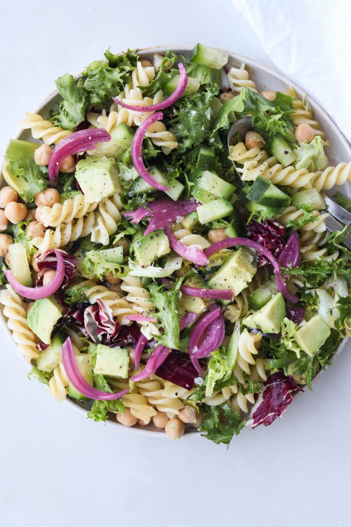 Avocado i pastasalat