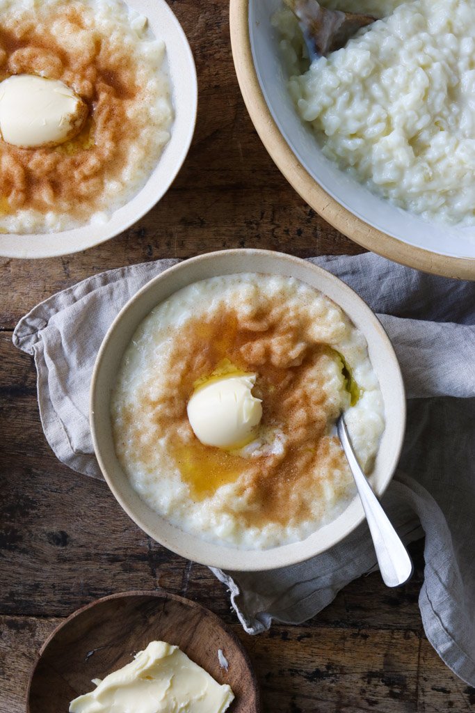 Risengrød med kanelsukker