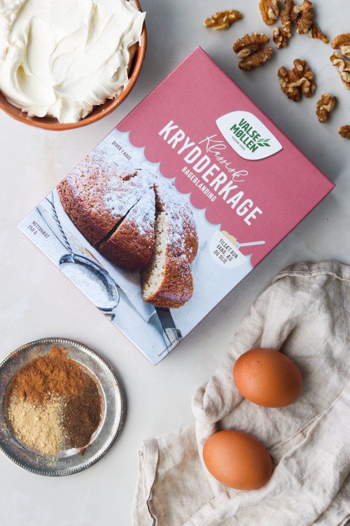 Krydderkage ingredienser