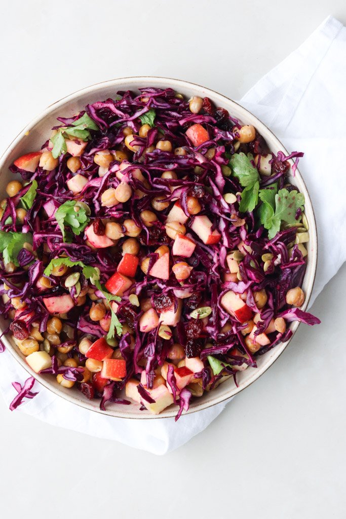 Måltidssalat med rødkål